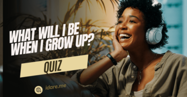 What Will I Be When I Grow Up? Quiz