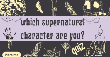 which supernatural character are you? quiz