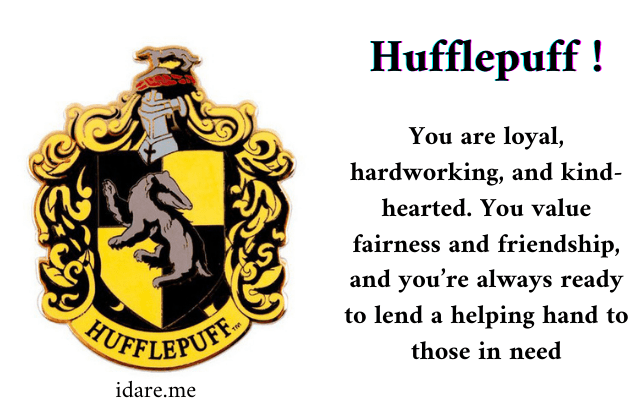 Which Hogwarts House Do You Belong To?🧙‍♂️✨