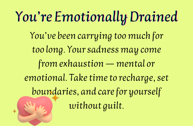 π Why Am I Sad? Quiz